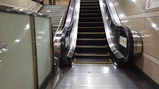 2X エスカレーター 2X エレベーター 東京メトロ 千代田線 乃木坂駅から表参道駅へ