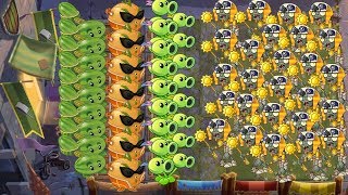 Plants vs Zombies 2 Battlez - Three Peashooter vs Citron vs Melon Pult
