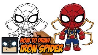 How To Draw Iron Spider | Spiderman Far From Home