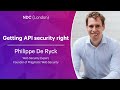 Getting API security right - Philippe De Ryck - NDC London 2023