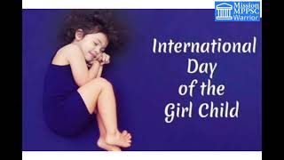 अंतरराष्ट्रीय बालिका दिवस2021#UPSC#MPPSC#JitendraJha#missionmppscwarriorindore