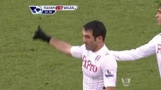 Giorgos Karagounis Goal || Fulham vs Wigan HD