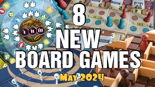 8 New Board Games (+2 Expansions) - May 2024