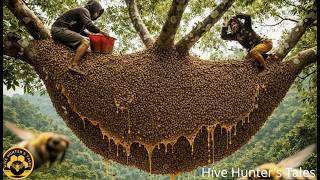 Facing a Giant Hive Alone | Extreme Wild Honey Journey