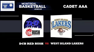 DCB Red Rush vs West Island Lakers