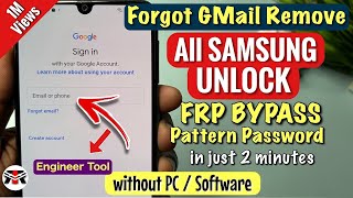 FRP Bypass All Samsung FRP 2025 (100% DONE) Android 12-13-14 Latest Code✔️FRP Unlock Without Pc 2025