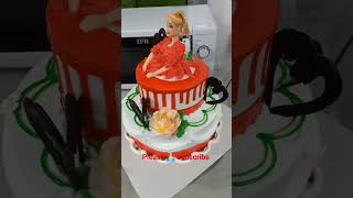 #Doll cake decoration #short #subscribe like comment #trending song @bhai Tera #Gonda se