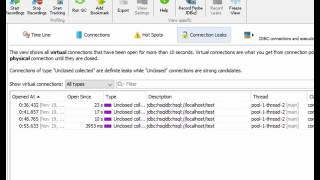 Finding JDBC connection leaks (HD)