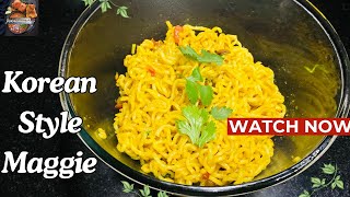 🔥Korean Masala Maggi Challenge! 🌶️ The Viral Maggi Recipe You NEED to Try 🍜😍