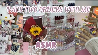 PACK TWO ORDERS WITH ME✨🌸(ASMR)||SMALL BUSINESS