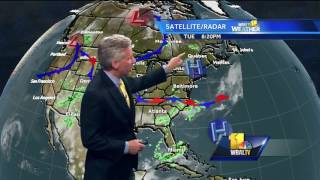 Partly cloudy, not as warm Wednesday