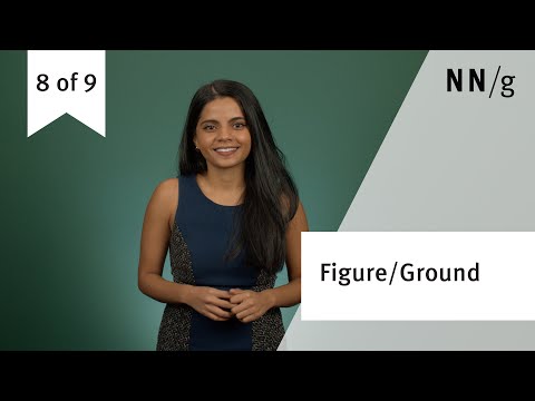 What is figure ground illusion?