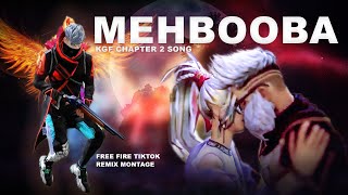 Mehbooba - KGF Chapter 2 | Mehbooba Song Free Fire TikTok Remix Montage | SAMI FF