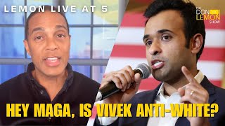 Lemon LIVE at 5 | MAGA CIVIL WAR PT 2: Elon \u0026 Vivek vs. MAGA - December 27th, 2024