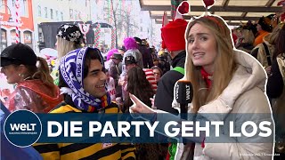 KARNEVAL IN KÖLN: Wolkenbrüche und Terrorgefahr - Doch die Jecken lassen sich nicht verschrecken