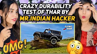 PAKISTANI REACTION ON 4x4 Flying Thar...Not For Sale...हाँ थार उड़ती है | Mr Indian Hacker 😱🔥 #mysic