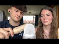 My boyfriend tries ASMR *He’s Really Good!!*