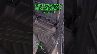 Next Gen Ford Everest PHDTech 3D Printed Floormats 2022 on all models platinum sport trend Ambiente