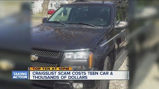Teen hit by Craigslist scam