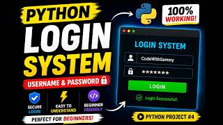 💻 Create Username & Password Authentication with Python