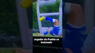 Jugador de Puebla se lesiona vs Chivas
