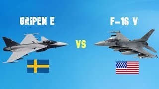 F-16 V vs Jas 39 Gripen E Comparison