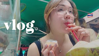 🇹🇭 Thailand vlog｜泰国之旅｜travelling around with BTS \u0026 Bus; popular street...吃喝玩樂又一天🥰🥳💖