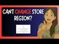 QUICK FIX For Change Microsoft Store Region Error - GUIDE