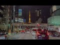 【4k hdr】tokyo illumination～roppongi keyakizaka street and tokyo midtown. tokyo tower as an extra.～