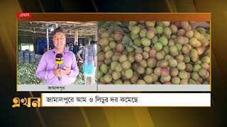 জামালপুরে আম ও লিচুর দর কমেছে | Jamalpur News | Litchi Bazar | Ekhon TV