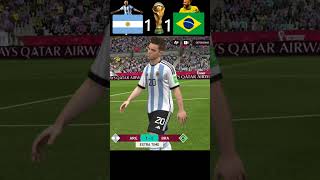 Argentina vs Brazil 🎯🏆 |Final Match - FIFA MOBILE ™ Highlights |#shorts#highlights #fifaworldcup2022