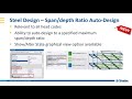 Autodesign in Tekla Structural Designer 2019i