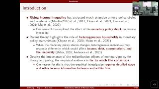 Chinese Monetary Policy Seminar with Prof. Yi Huang (CFD Event)