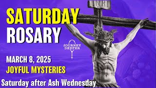 Saturday Rosary 💜 Joyful Mysteries of the Rosary 💜 March 8, 2025 VIRTUAL ROSARY