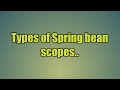 9.Spring bean scopes..