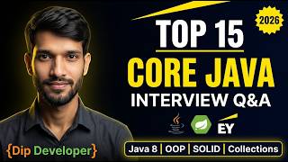 Ernst & Young Java Developer Interview Questions and Answers | EY Java Developer Interview Questions