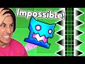 I Beat my Wife's IMPOSSIBLE Geometry Dash Level!