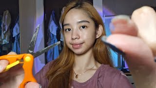 ASMR click \u0026 collect and plucking 🫶🏻💕