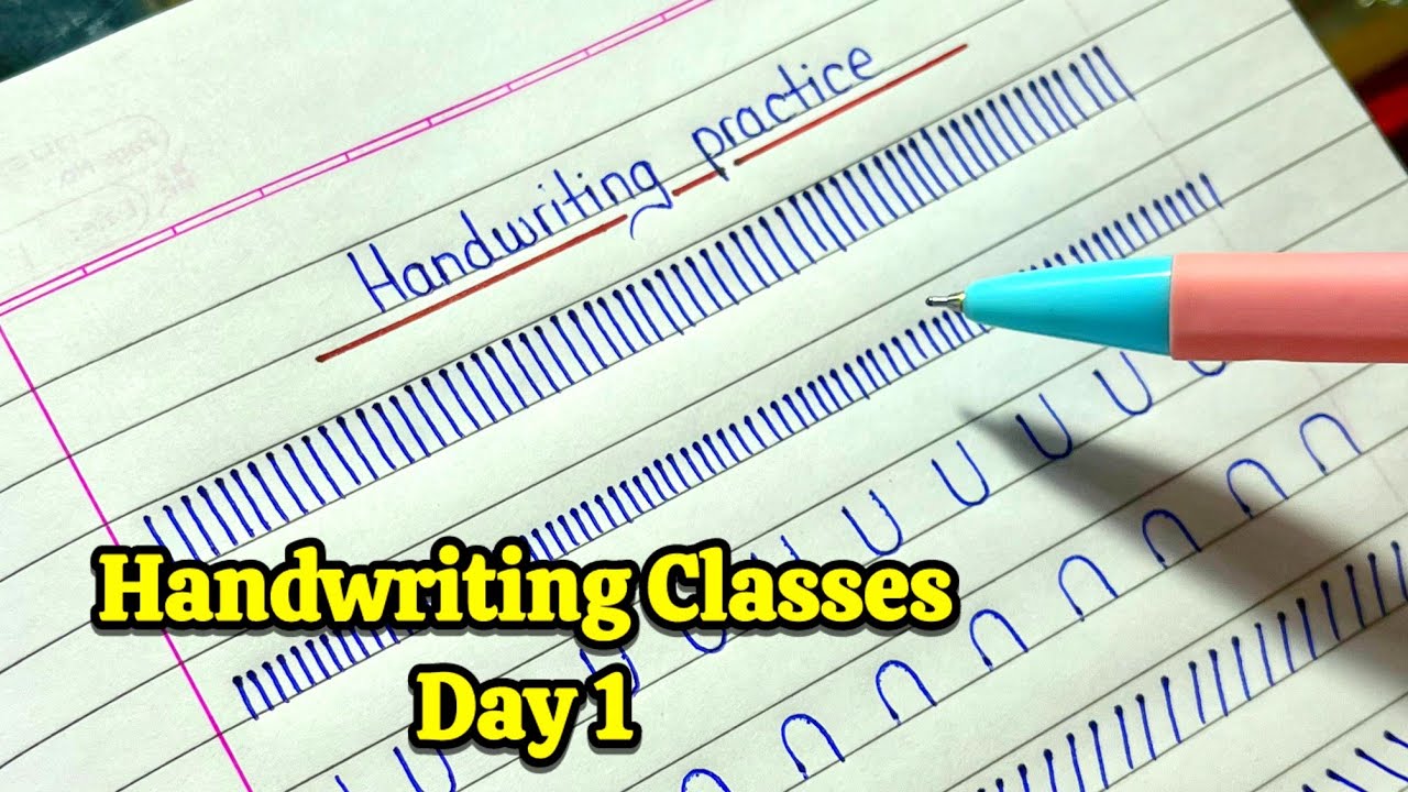 Handwriting Class Day 1 Improve Your English Handwriting