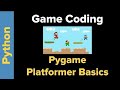 Python Pygame Tutorial, Basic Platform intro in easy way