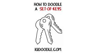 How to Draw a Set of Keys (drawing tips)