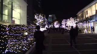 2013 イルミネーション速報　タカシマヤタイムズスクエア→新宿サザンテラス　illumination at shinjyuku