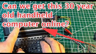 Hand-wiring an RS232 cable for a 30 year old HP Portable Computer