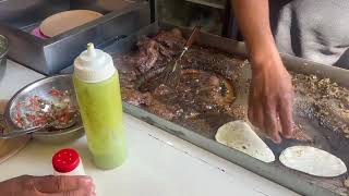 Los famosos tacos de Hígado encebollado en Durango