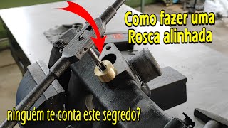 COMO FAZER uma ROSCA ALINHADA | NINGUÉM te CONTA este SEGREDO? | HOW to MAKE a ALIGNED THREAD