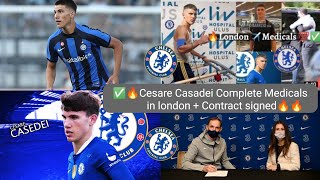 ✅🔥Cesare Casadei Complete Medicals in london + Contract signed🔥🔥