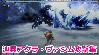 【MHFZZ】辿異種アクラ・ヴァシム攻撃モーション集