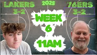 2025 Week 6 -11:00 AM CFC 7th-9th Boys Lakers 76ers Head Coaches: Ethan Devine Chick Coles