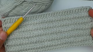 Amazing Crochet Pattern for Blanket, Bag and Sweater! Very Easy Crochet Stitch for Beginners.