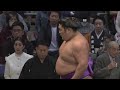 大相撲　朝紅龍ー尊富士＜令和６年九州場所・初日＞sumo